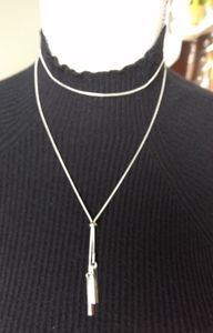 NWOT Silver Choker Chain Necklace -Banana Republic